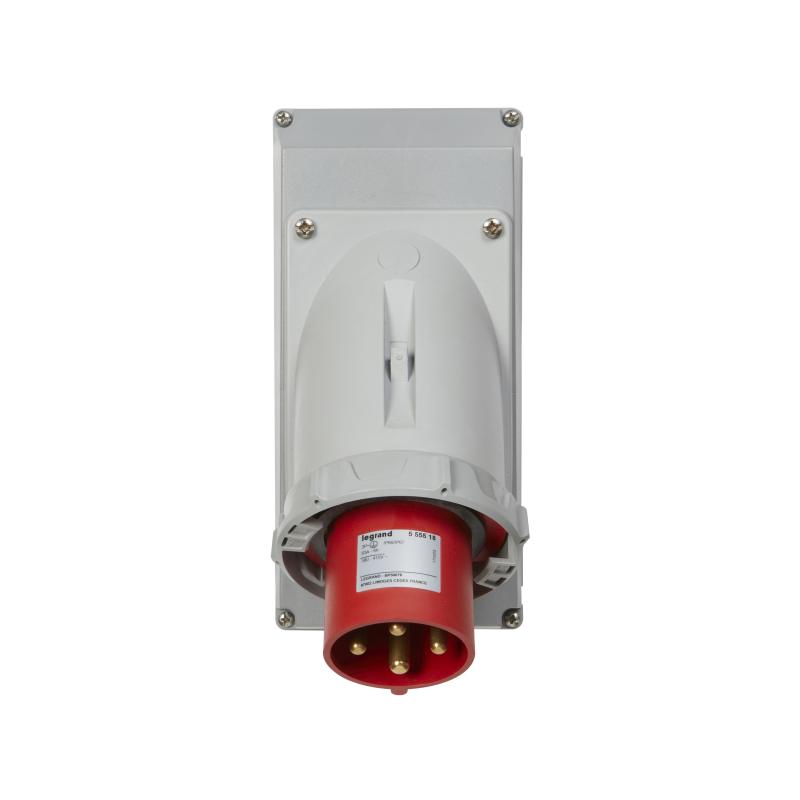 SOCLE CON. 63A 3P+T 400V IP67 LEGRAND 555518