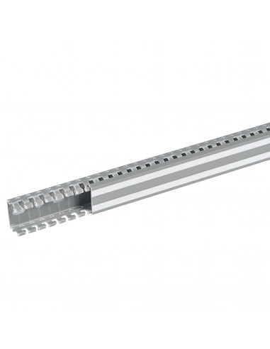 Goulotte Lina25 40x25mm PVC gris RAL7030 longueur 2m LEGRAND 636005