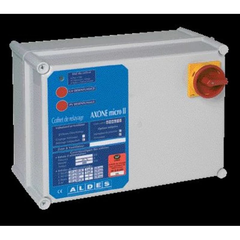 Axone Micro II 2 Vitesses/Désenfumage Bobin.Indépendant 16.7A+Inter Prox+Pressos ALDES 11090677