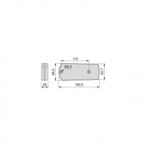 Mécanisme pour portes abattant Microwinch EMUCA 1010621 2