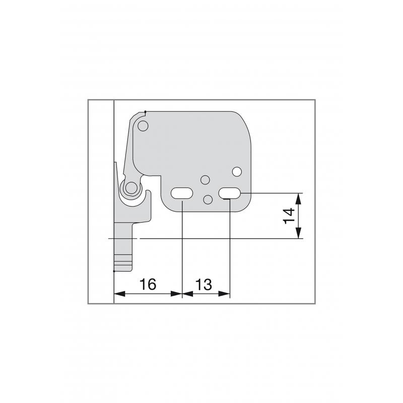 Fermeture Fast Latch pour meubles EMUCA 1275415