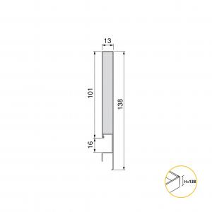 Tiroir extérieur Concept 30 kg hauteur 138 mm EMUCA 3100812 2