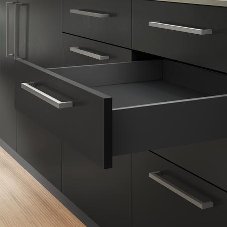 Kit de tiroir pour cuisine et salle de bain Vertex de hauteur 93 mm avec panneaux incluses. EMUCA 3173235