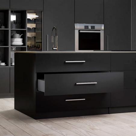 Kit de tiroir pour cuisine et salle de bain Vertex de hauteur 93 mm avec panneaux incluses. EMUCA 3173235