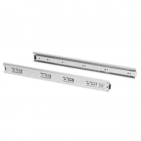 Paire de coulisses a billes pour tiroirs à sortie totale hauteur 45 mm EMUCA 4177205