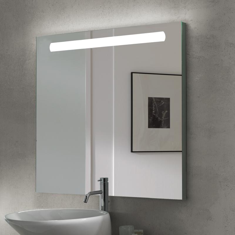 Miroir de salle de bain Pegasus avec éclairage frontal LED (AC 230V 50Hz) EMUCA 5148120