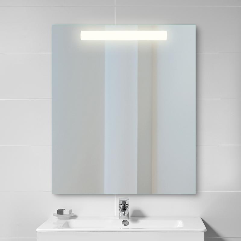 Miroir de salle de bain Pegasus avec éclairage frontal LED (AC 230V 50Hz) EMUCA 5148120
