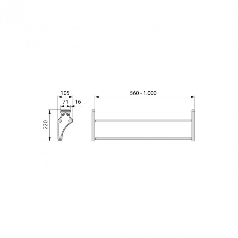 Range-chaussures Self pour intérieur d'armoire EMUCA 6211225