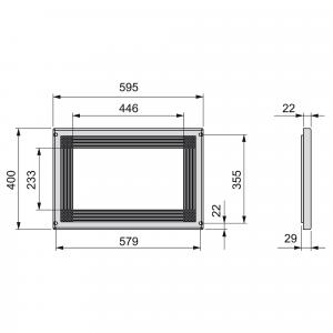 Cadre micro-ondes EMUCA 8061515 2