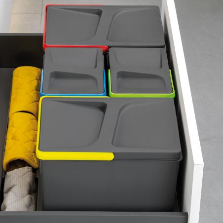 Poubelles pour tiroir de cuisine Recycle Hauteur 216 EMUCA 8197623