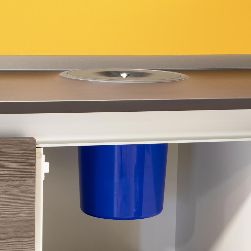 Poubelle encastrable Recycle pour plan de travail de cuisine EMUCA 8199665