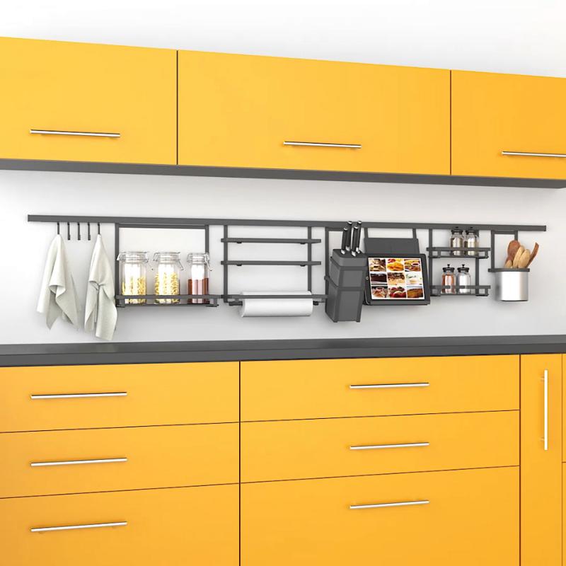 Ã‰tagère pour pots à épices Titane EMUCA 8964735