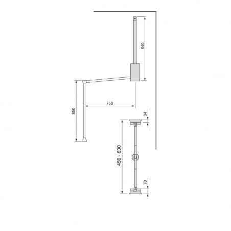 Penderie rabattable pour armoire Hang EMUCA 9283711