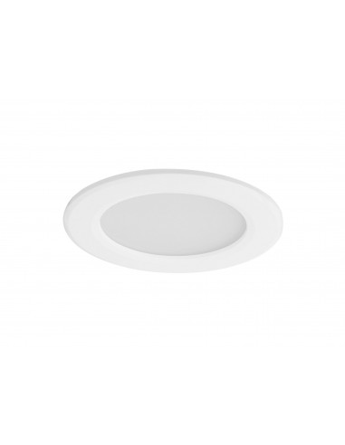 FLAT-ISO-Downlight IP20/65 recouvr., fixe, blanc, LED 8W 800lm 3000/4000K(CCT) ARIC 50918