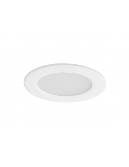 Spot FLAT-ISO-Downlight IP20/65 recouvrable fixe blanc LED 8W 860lm 3000/4000K(CCT) ARIC 50918