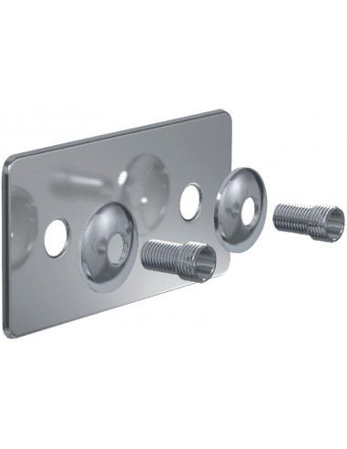Cache ROBIFIX inox entraxe 150 mm WATTS INDUSTRIES FRANCE 008848