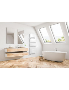 Radiateur sèche-serviettes Adélis Mixte digital 2000W blanc brillant ATLANTIC 861958