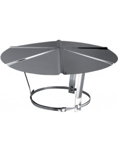 Chapeau inox réglable 140-200 POUJOULAT 52140785