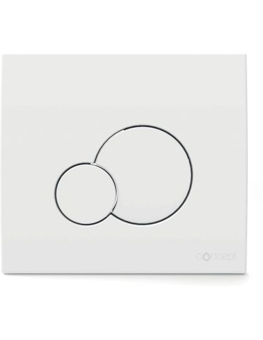 Plaque de commande DOMAO 100 blanche SIAMP 31 1829 10