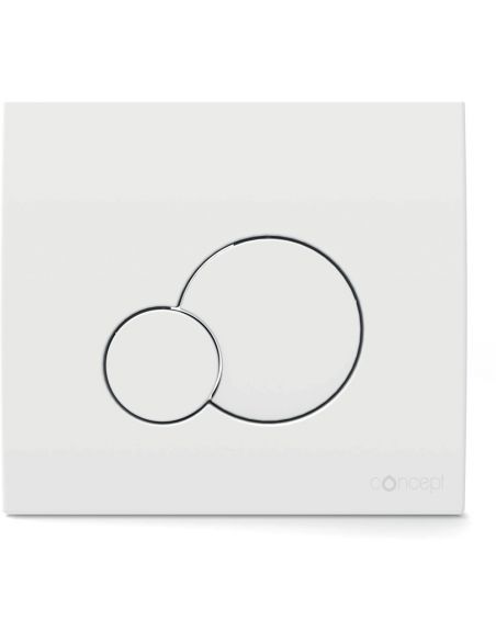 Plaque de commande DOMAO 100 blanche SIAMP 31 1829 10