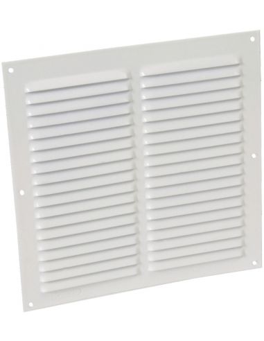 Grille persienne alu blanc moustiquaire 30x30 NICOLL 1LM3030B