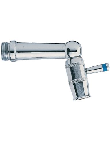 Robinet d'évier 1/4 de tour chromé, arrivée mâle RIQUIER ADRIEN 04281