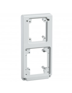Kaedra plaque 103 x 225 mm pour emplacement 85 x 65 et 90 x 100 mm SCHNEIDER 13142