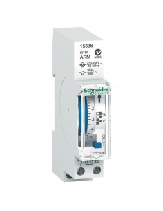 Acti9 IH interrupteur horaire électroméca. 24H 1 canal réserve de marche 100h SCHNEIDER 15336