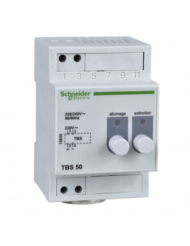 TBS télécommande de blocs d'éclairage de sécurité compatibilité 100 blocs SCHNEIDER 15856