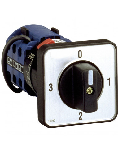 PowerLogic commutateur d'ampèremètre 4 positions encastré 48x48mm 20 A SCHNEIDER 16017