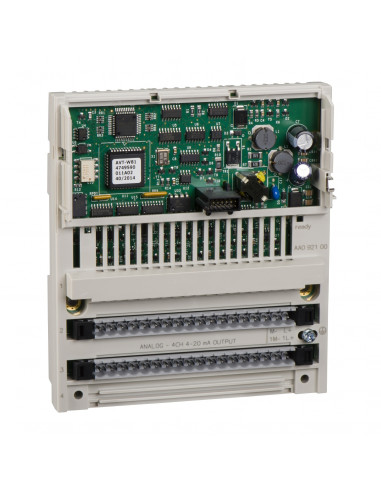 Modicon Momentum sortie analogique distribuée 4 sorties 4..20mA SCHNEIDER 170AAO92100