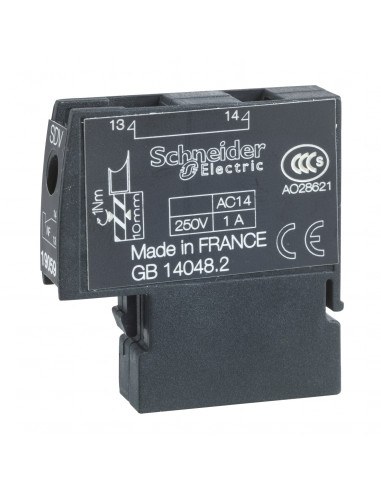 Multi9 NG125 contact signal-défaut SDV 1O 2A/250Vca SCHNEIDER 19059