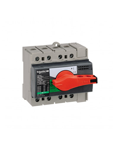 Compact INS80 DC PV interrupteur CC photovoltaique 4P 10A 600V SCHNEIDER 28907