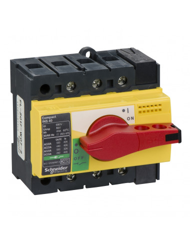 interrupteursectionneur Interpact INS40 3P 40 A SCHNEIDER 28916
