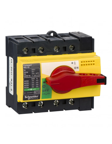 interrupteursectionneur Interpact INS40 4P 40 A SCHNEIDER 28917