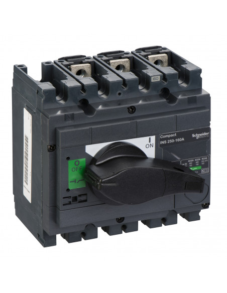 interrupteursectionneur Interpact INS250 3P 160 A SCHNEIDER 31104
