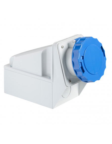 PratiKa socle de prise industrielle 63 A 2P+T 200..250 V CA IP 67 SCHNEIDER 81178