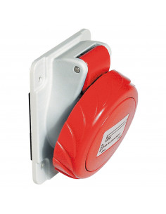 PratiKa socle de prise industrielle CEE 125A 5P 380V 6U inclinée IP67 SCHNEIDER 81295