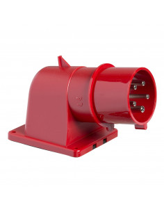 PratiKa socle de connecteur industriel 32 A 3P+N+T 380-415 V CA IP44 SCHNEIDER 81821