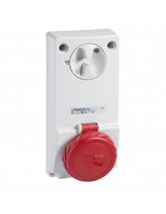 Prise verrouillable Mureva 16 A 3P+N+T 380-415 V CA IP65 sur panneau SCHNEIDER 82086