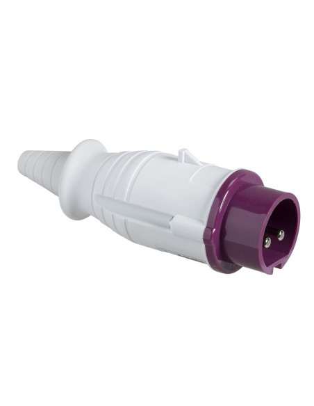 PratiKa fiche mobile industrielle droite 16A 2 Pôles 20-25V CA IP44 SCHNEIDER 82301