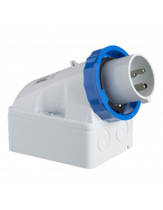 PratiKa socle de connecteur industriel 16 A 2P+T 200-250V CA IP67 SCHNEIDER 83554