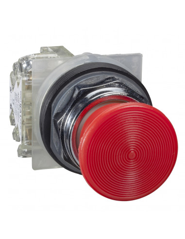 Harmony 9001K bouton-pous. diam. 30 rouge coup-de-poing diam. 35 SCHNEIDER 9001KR24RH13