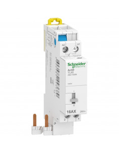 Télérupteur Acti9 iDT40 TL à raccordement rapide 16A 2 Pôles 230V SCHNEIDER A9C15509