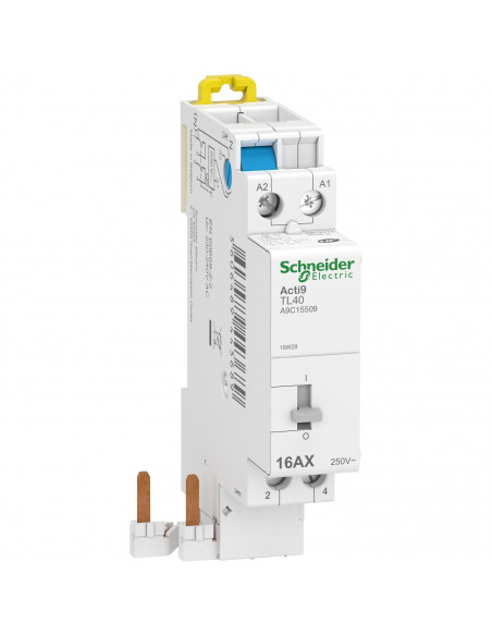 Télérupteur Acti9 iDT40 TL à raccordement rapide 16A 2 Pôles 230V SCHNEIDER A9C15509