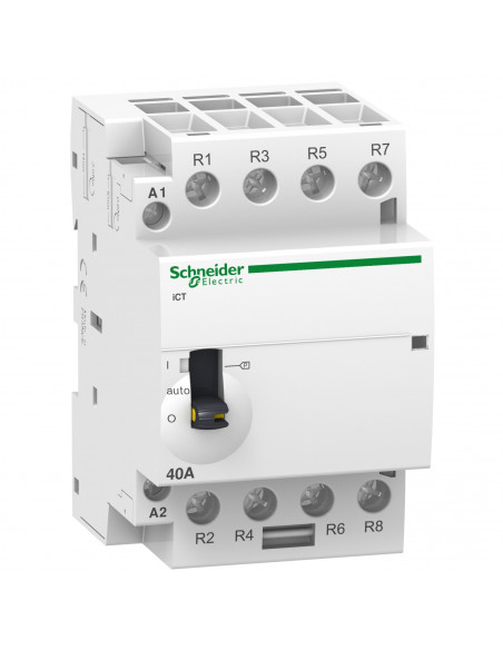 Acti9 iCT contacteur à commande manuelle 63A 4NO 24VCA 50Hz SCHNEIDER A9C21164