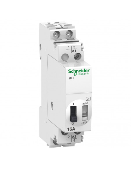 Acti9 iTLI télérupteur inverseur 16A 1NO+1NF 24VCA 12VCC 50-60Hz SCHNEIDER A9C30115