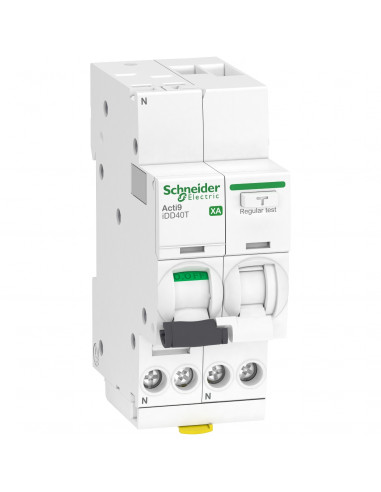 ACTI9 iDD40T XA disjoncteur différentiel auto 1P+N C 16A 4500A/6kA 30mA A SI SCHNEIDER A9DQ2616