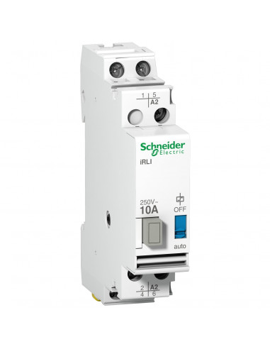Acti9 iRLI relais inverseur 10A 2P tension de commande 230-240VCA 1F + 1O/F SCHNEIDER A9E15535