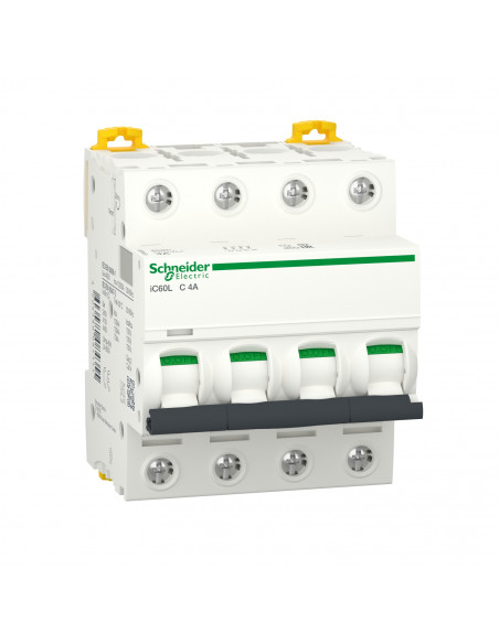 Acti9 iC60L disjoncteur 4P 4A courbe C SCHNEIDER A9F94404